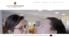 Desktop Screenshot of mariehjem.dk